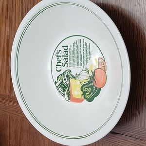 Vintage Chef's Salad Recipe Bowl 🥣